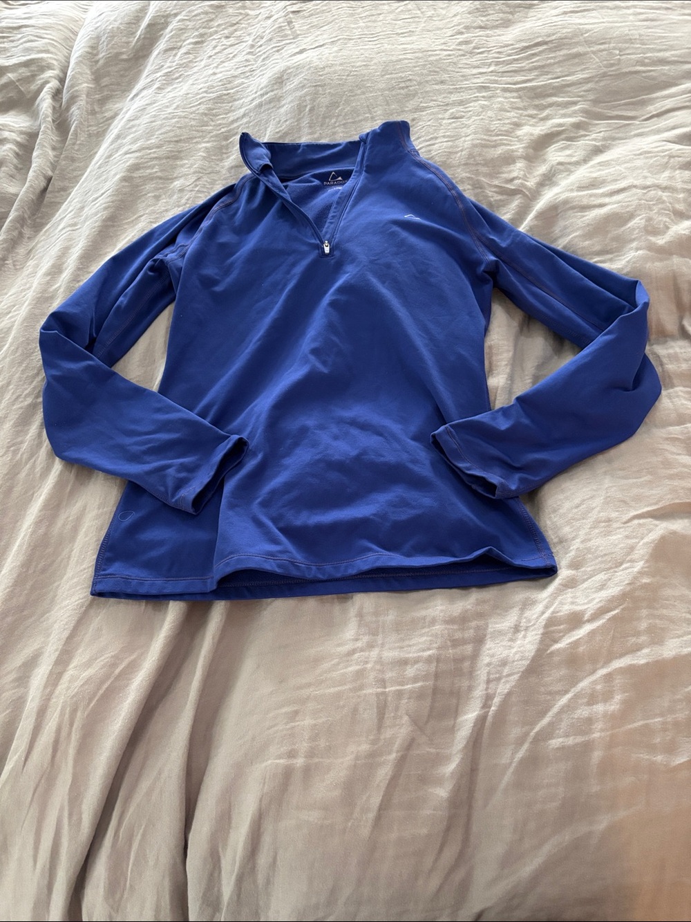 Paradox Royal Blue Long-Sleeve Quarter Zip Pullover